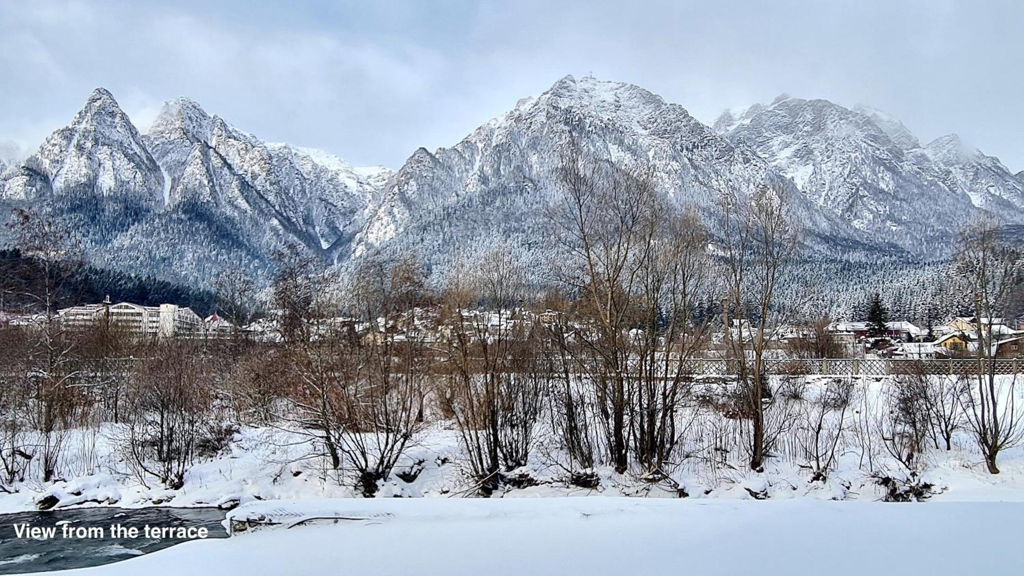 Cozy Riverfront Apartments With Garden And Mountain View Buşteni Eksteriør billede